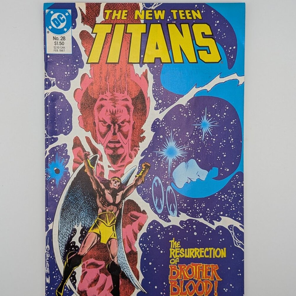 The New Teen Titans #28 (1987) – Brother Blood Strikes!